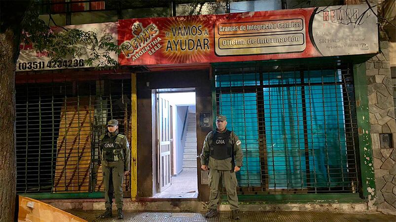 Uno de los allanamientos se realizó en la ciudad de Córdoba.