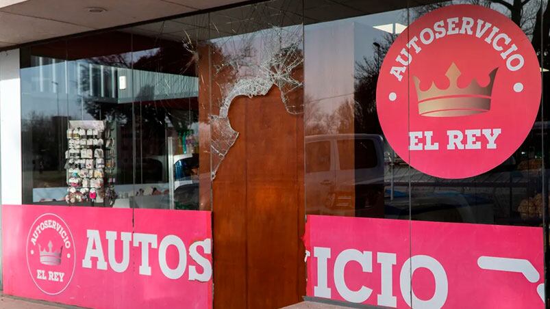 Uno de los comercios de Río Cuarto atacado por ladrones.