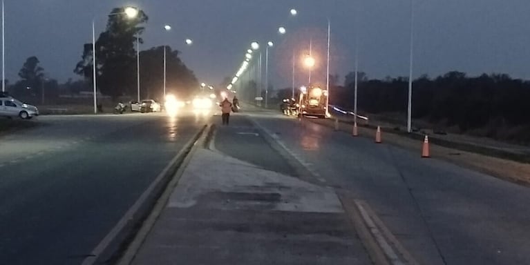 Uno de los episodios ocurrió sobre la ruta provincial 13, en Las Varillas.