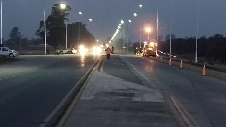 Uno de los episodios ocurrió sobre la ruta provincial 13, en Las Varillas.