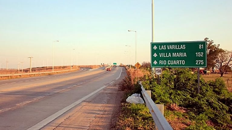 Uno de los episodios se produjo en la ruta 158, cerca de Villa María.