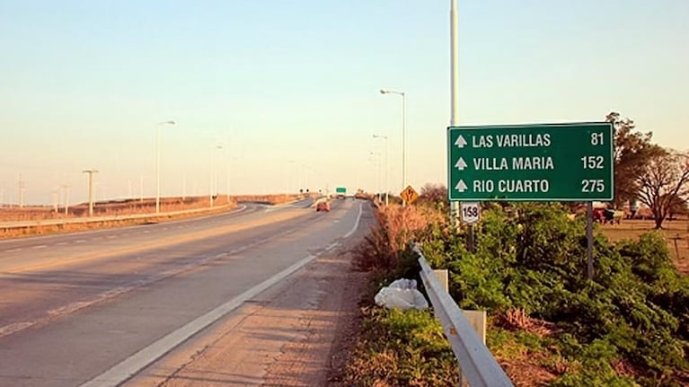 Uno de los episodios se produjo en la ruta 158, cerca de Villa María.