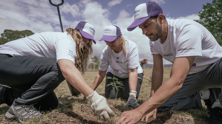 Uno de los espacios elegidos para la acción fue el vertedero de residuos Piedras Blancas en la Ruta 36.