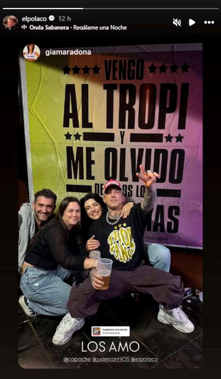 Uno de los posteos de El Polaco.