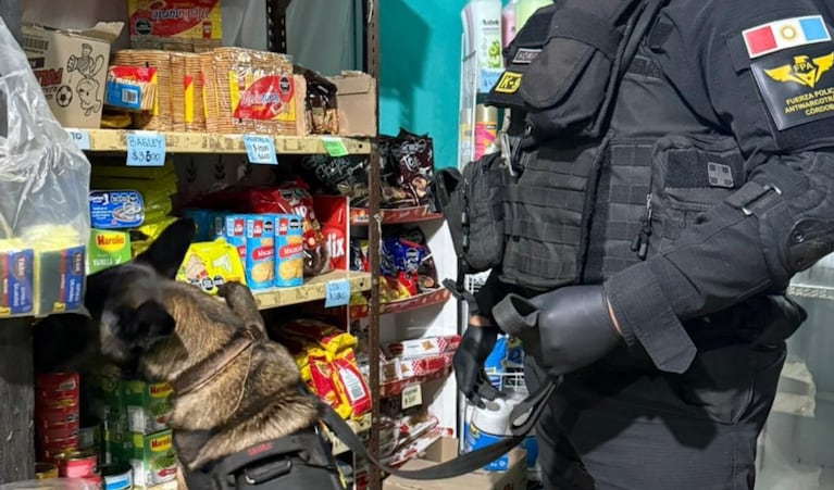 Uno de los procedimientos se llevó a cabo en un falso kiosco de Cosquín.