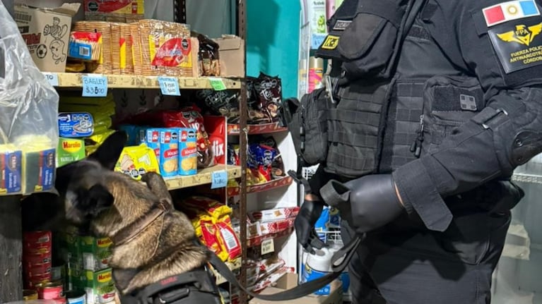 Uno de los procedimientos se llevó a cabo en un falso kiosco de Cosquín.