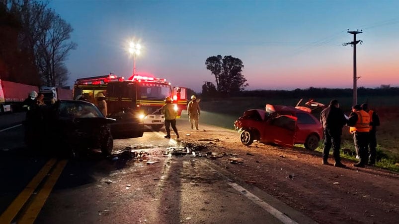 Uno de los siniestros viales ocurrió en la Ruta 9 norte, a 15 kilómetros de Jesús María.