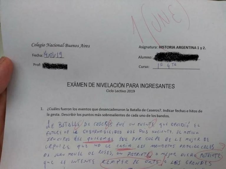 Usó el lenguaje inclusivo en un examen y la bocharon de una manera insólita