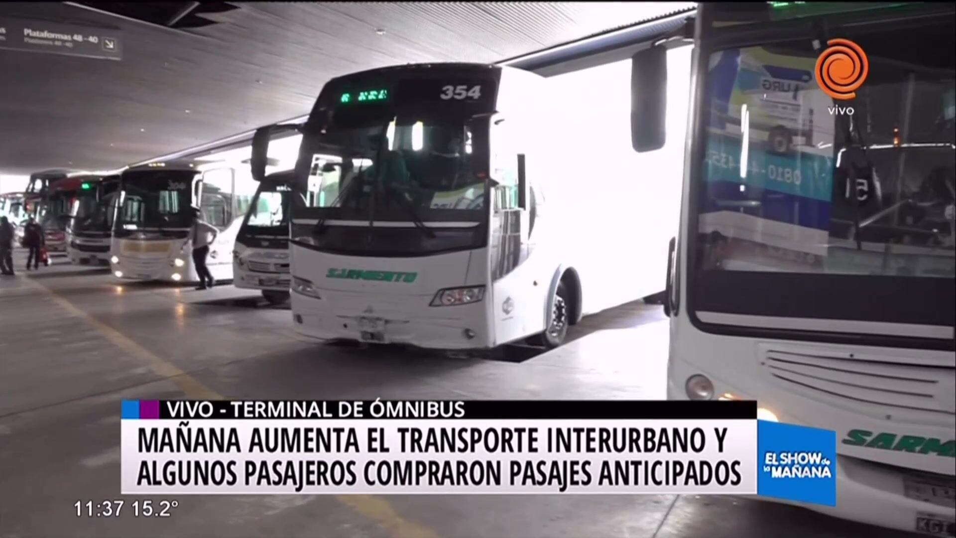 Usuarios compran pasajes anticipados por el aumento de interurbanos