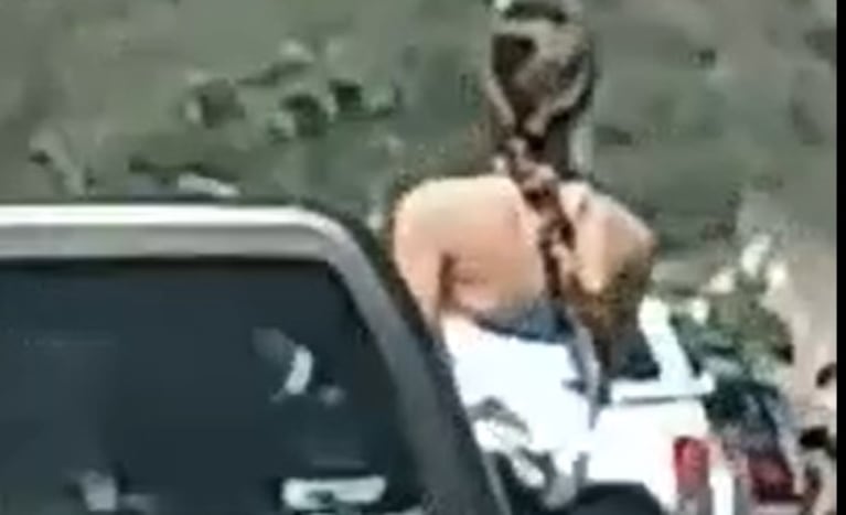 Ususarios de ElDoce.tv reportaron grave infracción en las rutas durante el feriado.