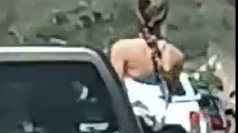 Ususarios de ElDoce.tv reportaron grave infracción en las rutas durante el feriado.
