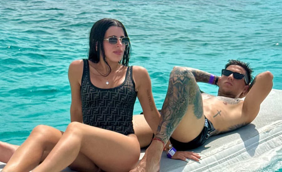 Vacaciones en familia: Enzo Fernández y Valu Cervantes disfrutaron de un lugar paradisíaco
