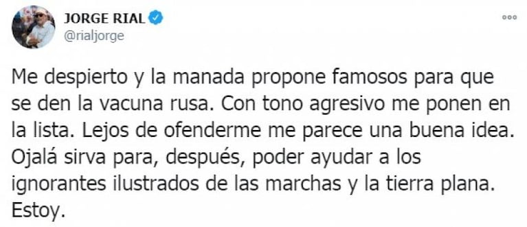 Vacuna rusa contra el Covid-19: quiénes son los famosos que aceptarían aplicársela