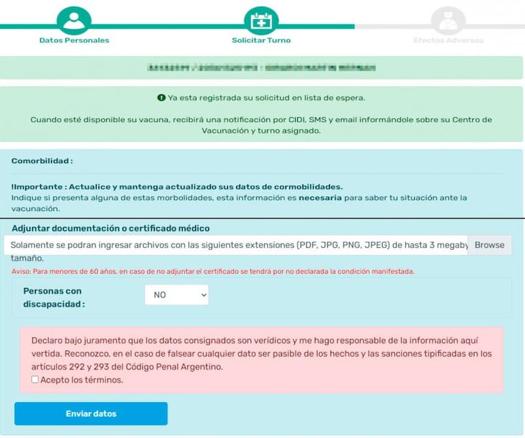 Vacunan a jóvenes de 25 a 35 años sin comorbilidades: la polémica y la explicación