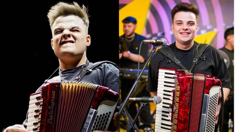 Valentin Bisconti el talentoso acordeonista de Q´ Lokura.