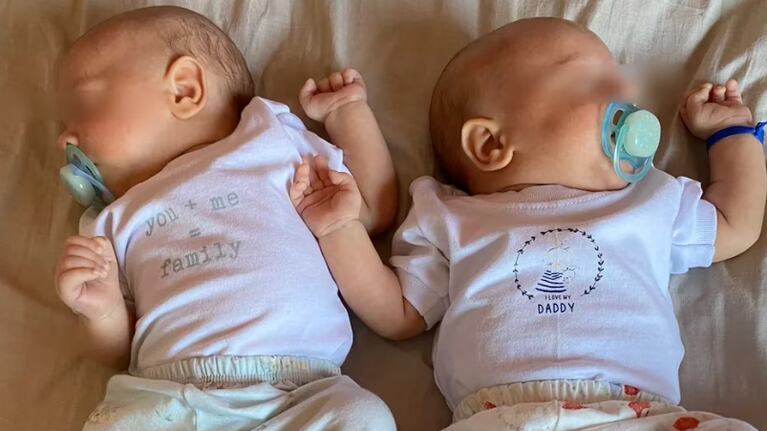 Valentín y Lorenzo tienen 45 días de vida.