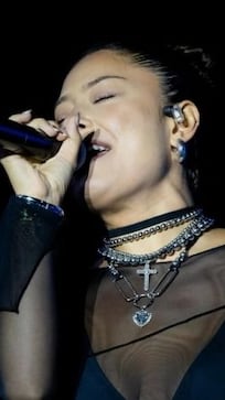 Valentina Márquez brilló en el Kempes antes del show de Ricky Martin