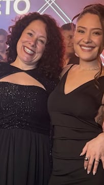 Valentina Márquez volvió a compartir escenario con su madre y sorprendieron con una canción de Sabroso