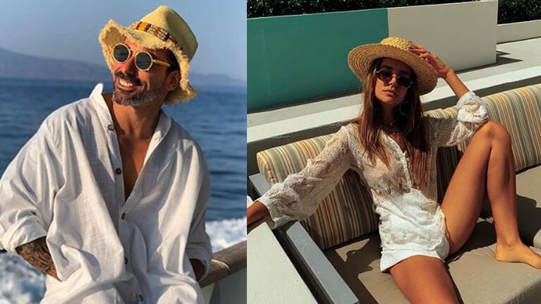 Valentina y el Pocho disfrutan de su amor en Grecia.
