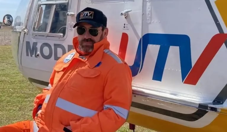 Valenzuela pilotaba el helicóptero cuando se cayó en el Valle de la Luna.