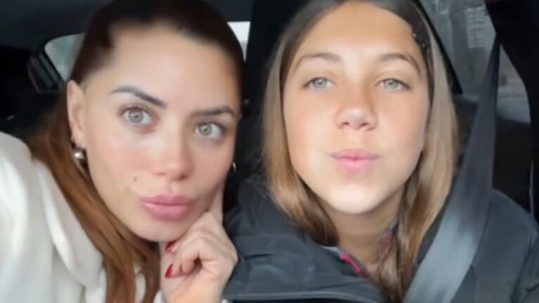 Valeria Aquino y su hija.