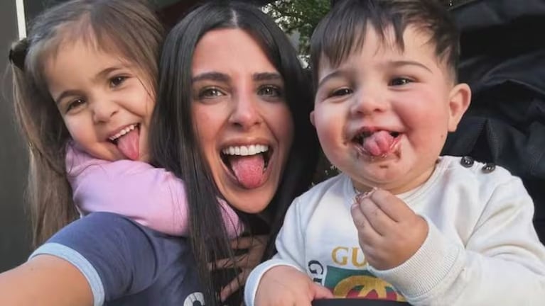 Valu Cervantes disfrutó un día con sus hijos.