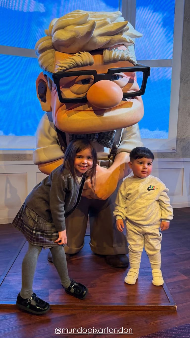 Valu Cervantes disfrutó un día con sus hijos.