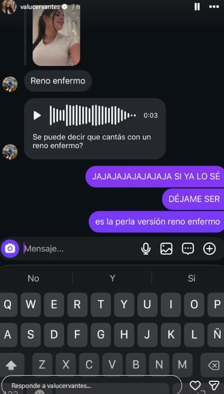 Valu Cervantes y su hija jugaron a ser Rosalía: la divertida reacción de su hermano