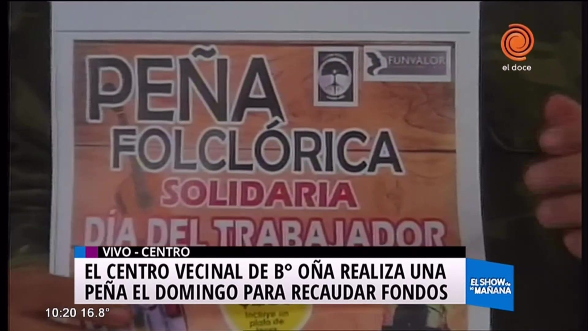 Vecinos de Bº Oña hacen peña solidaria para su centro vecinal