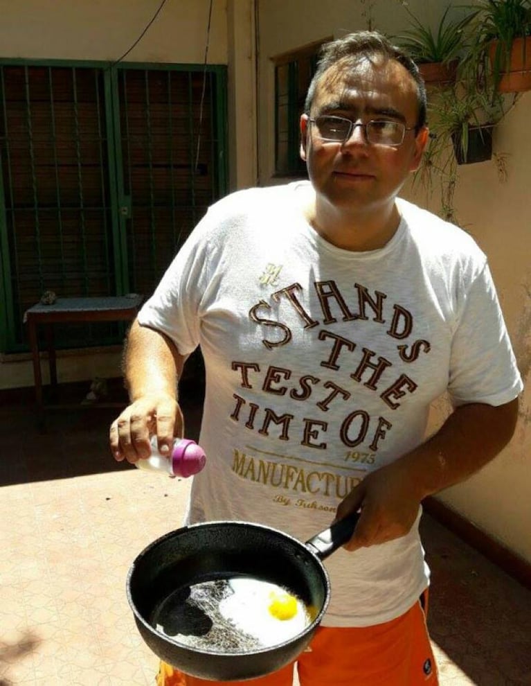 Vecinos de Córdoba cocinaron huevos al sol