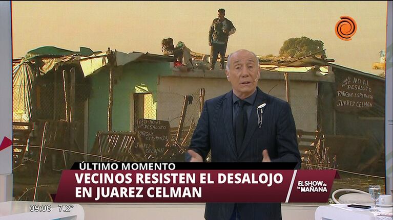 Vecinos de Juárez Celman resisten al desalojo