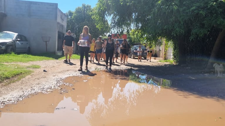 Vecinos de Nuestro Hogar II reclaman por el pésimo estado de las calles.