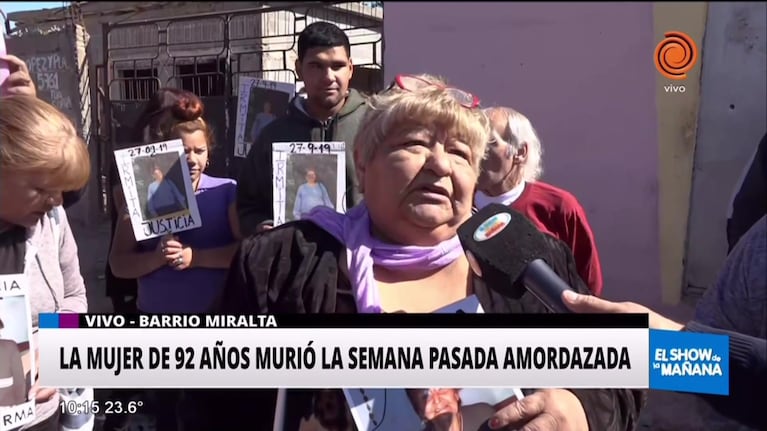 Vecinos piden justicia por Irma Ledesma