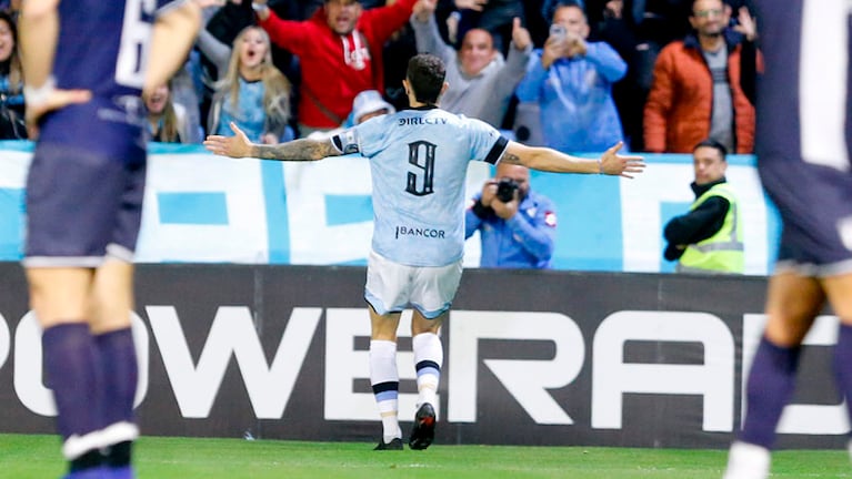 Vegetti marcó el segundo gol de Belgrano. Foto: Prensa Belgrano.