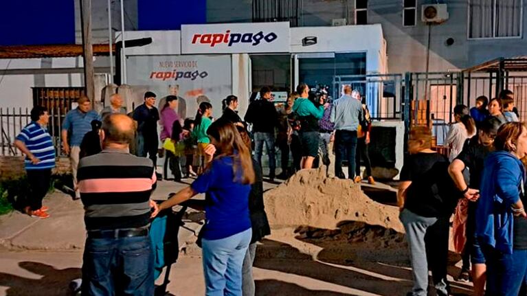 Véliz atendía su Rapipago en barrio Castelli.