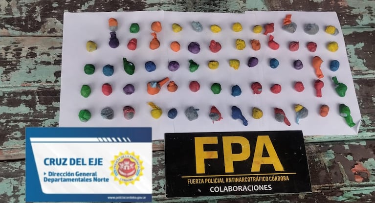 Venía marihuana y lo detuvieron. (Foto: Policía de Córdoba)