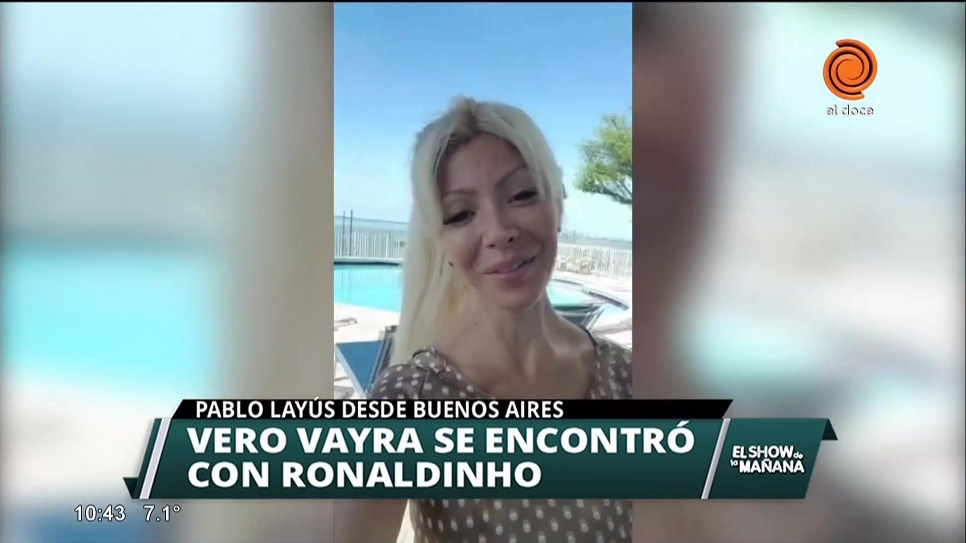 Vero Vayra se encontró con Ronaldinho