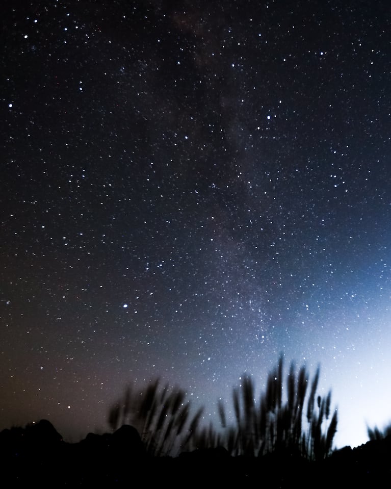 Vía Láctea desde Copina. Por Lucho Casalla - El Doce.