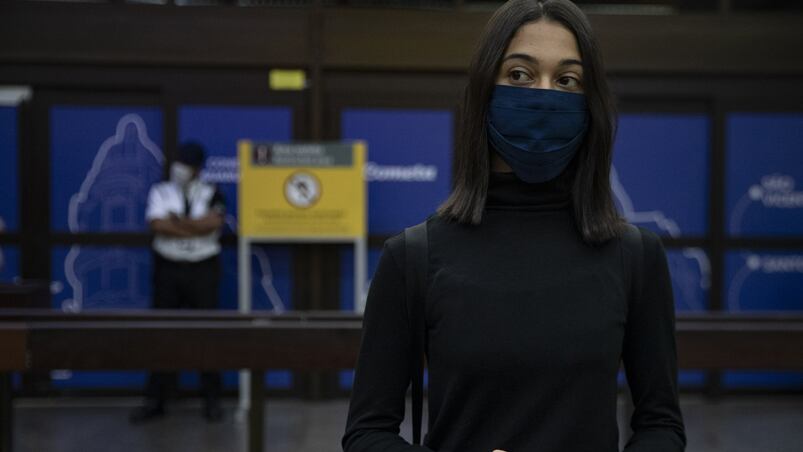 Viajó desde São Paulo hasta la capital argentina.