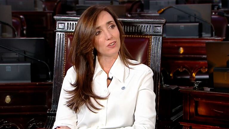 Victoria Villarruel brindó su primera entrevista como vicepresidenta.