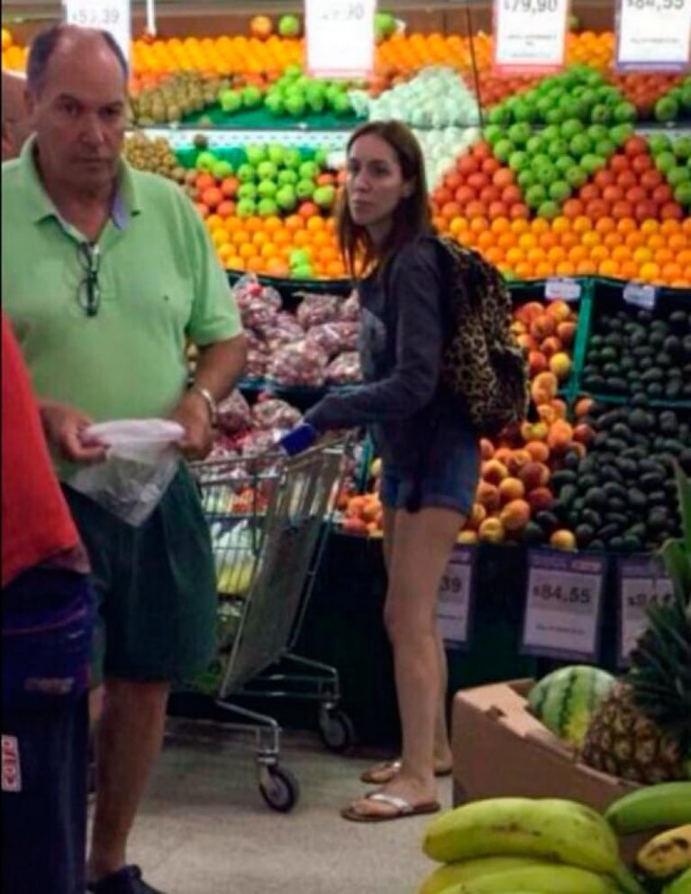 Vidal, de entrecasa en el supermercado
