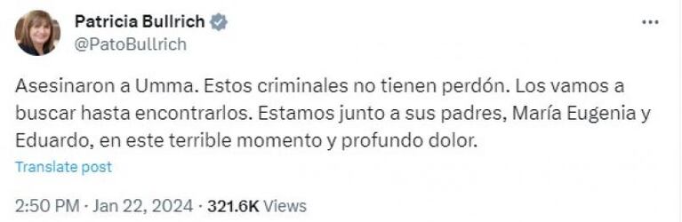 Video: así asesinaron a la hija de 9 años del custodio de Bullrich