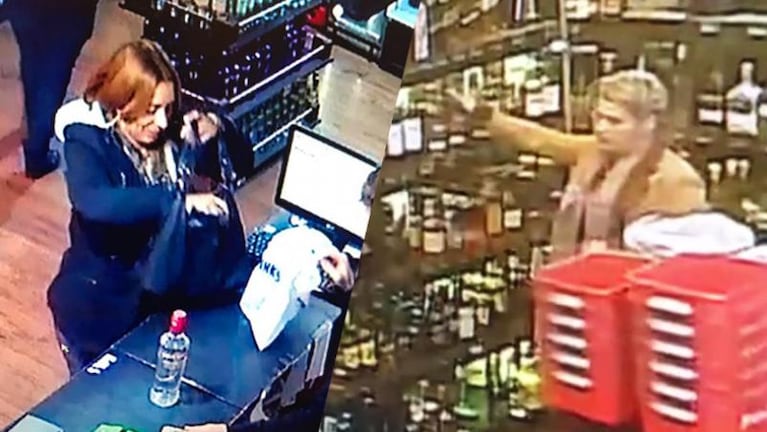 Video: dos mujeres robaron casi 70 mil pesos en bebidas alcohólicas