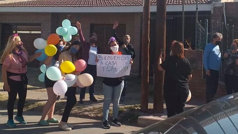 Video: el cordobés que venció al coronavirus volvió a su casa tras 5 meses