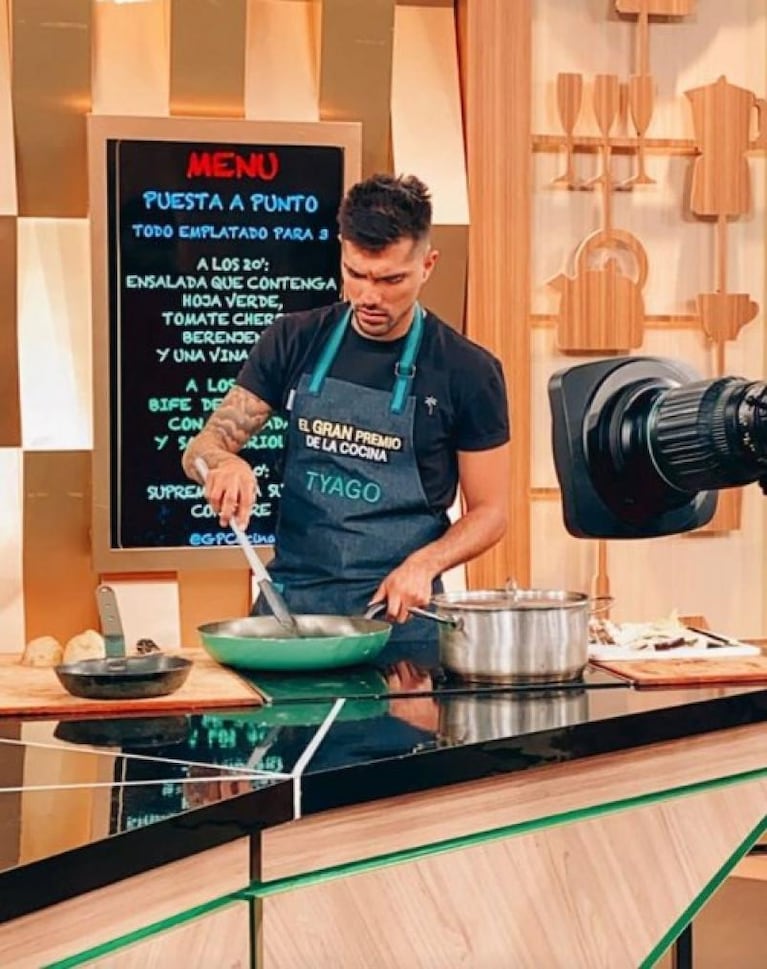 Video: el debut de Tyago Griffo en El Gran Premio de la Cocina