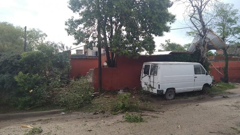 Video: granizo en Río Cuarto y alerta por tormentas fuertes en Córdoba