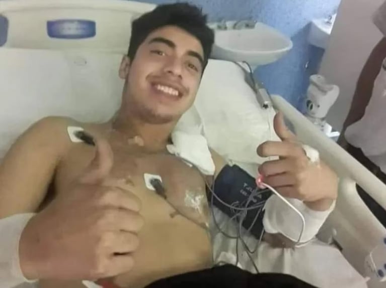 Video: lo alcanzó un rayo, terminó en terapia intensiva pero se salvó de milagro