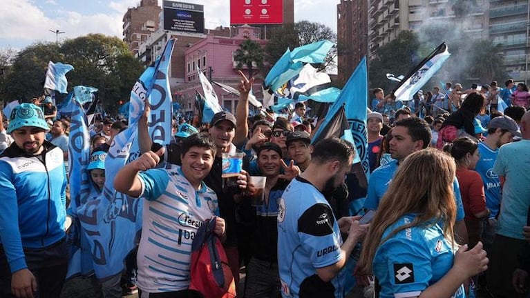 Video: los festejos de los hinchas de Belgrano en el Patio Olmos