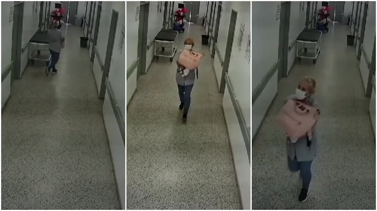 Video: una argentina fingió ser enfermera y se robó una beba de un hospital de Paraguay