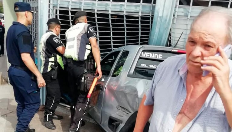 Video: una camioneta se incrustó contra las oficinas de Anses en Córdoba